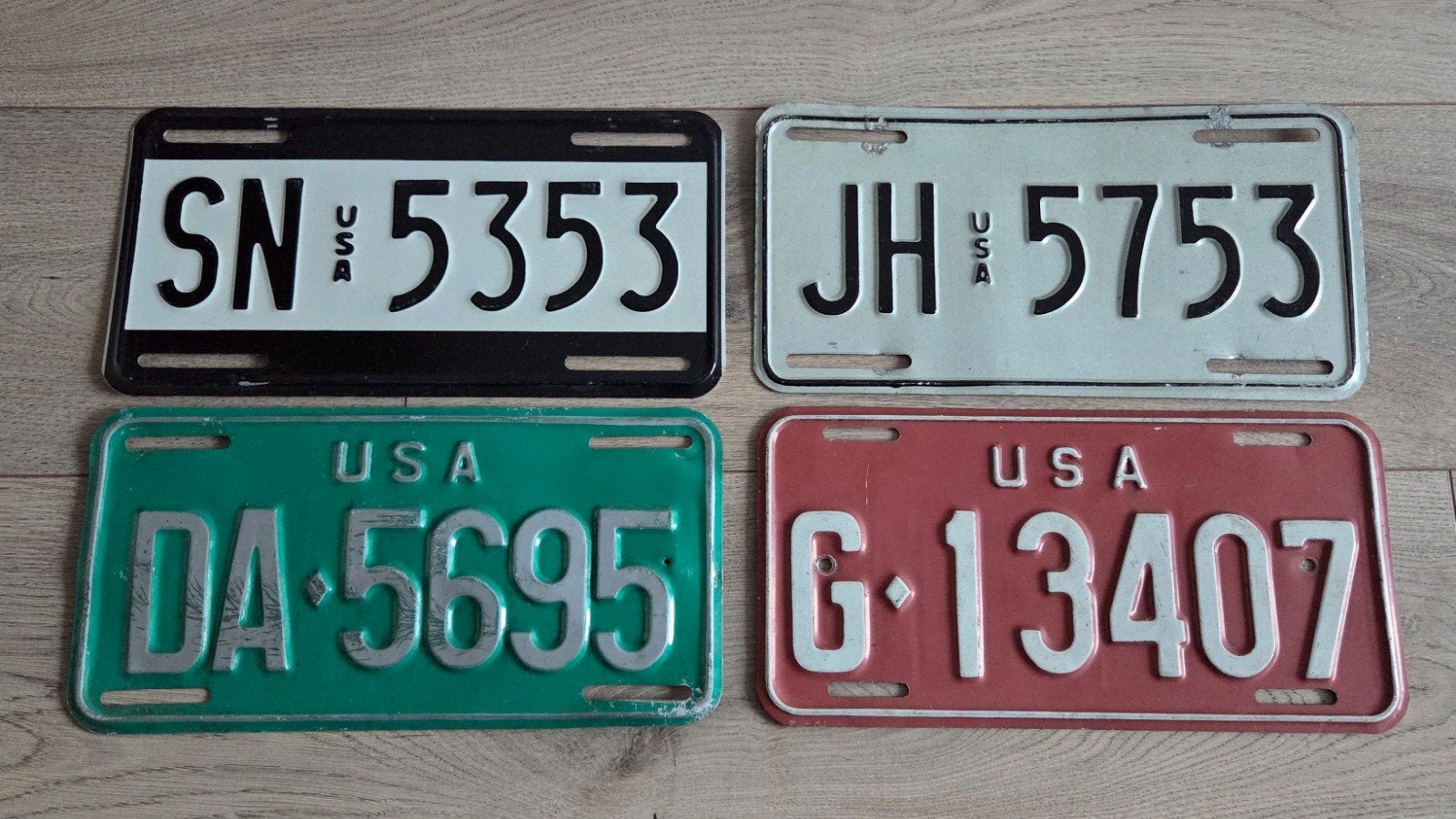 Kentekenplaten nummerplaten nummerborden license plates USAF, Ophalen of Verzenden, Gebruikt, Auto's