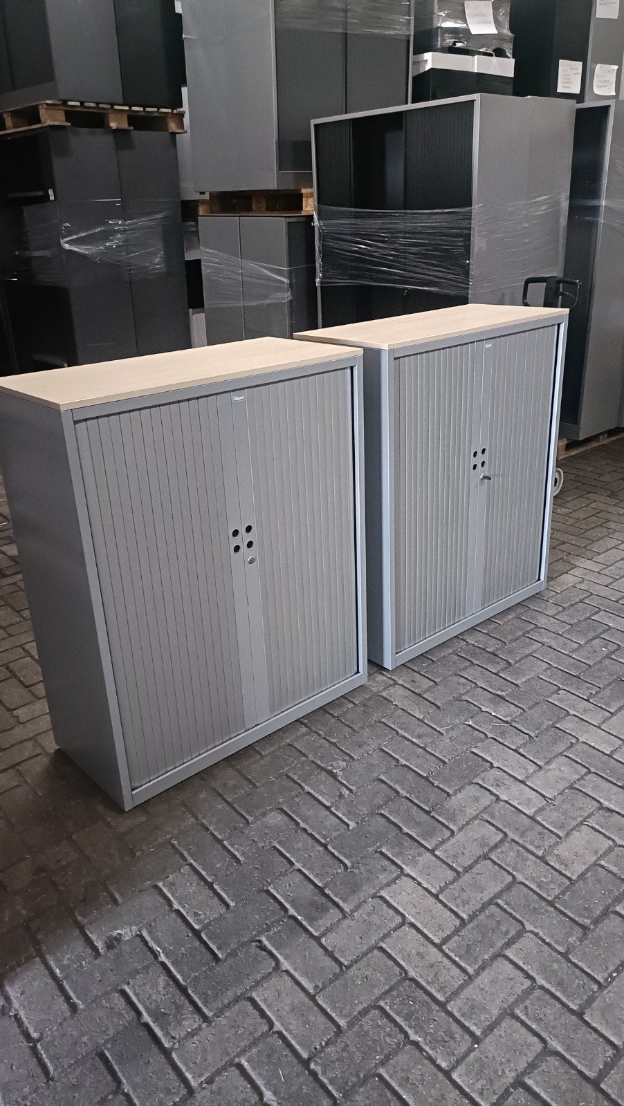 Nette Gispen Meta metalen roldeurkasten 100 cm breed!, Huis en Inrichting, Gispen Meta metalen roldeurkasten archiefkasten, R