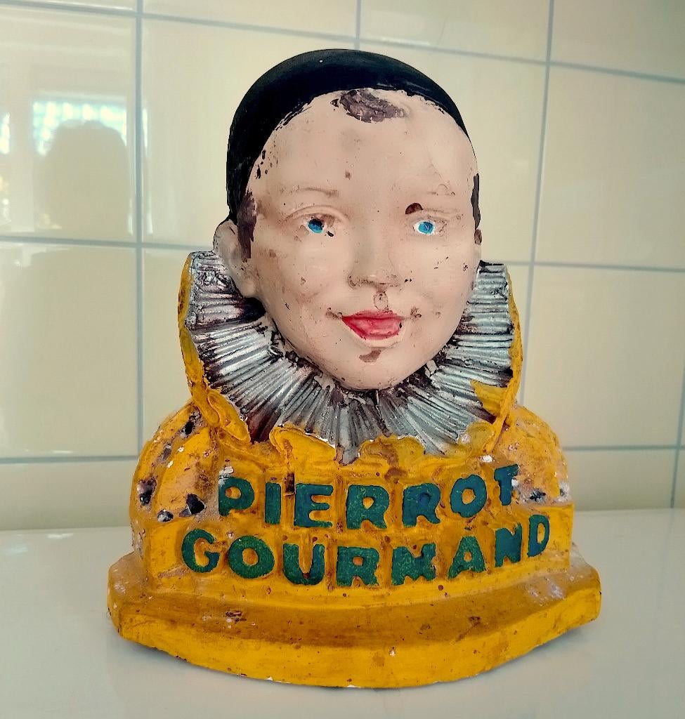 Pierrot Gourmand lollyhouder winkel reclame object, Verzamelen, Ophalen of Verzenden, Gebruikt, Overige typen