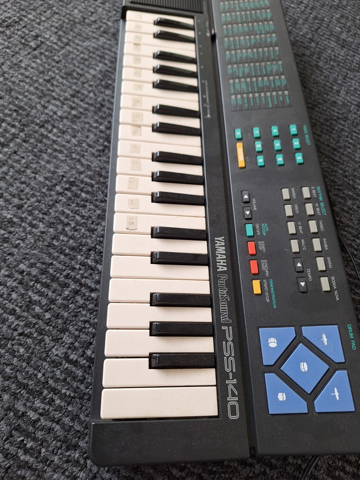 Yamaha PortaSound PSS-140 Keyboard - Vintage (incl. stroomka, Ophalen of Verzenden, Gebruikt, 61 toetsen, Yamaha