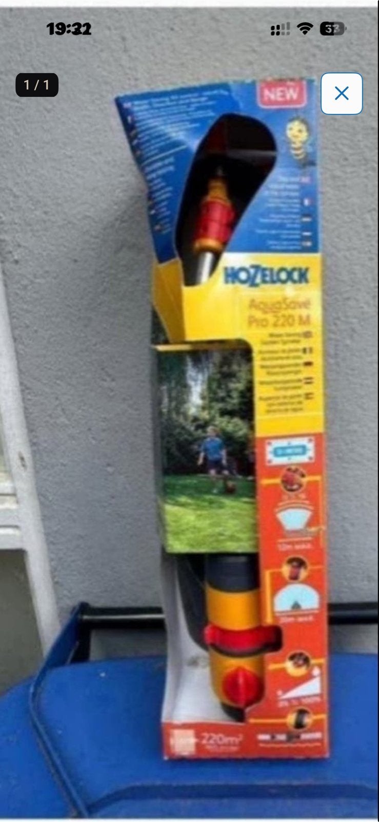 Hozelock AquaSave Pro 220 M Zwenksproeier, Tuin en Terras, Ophalen of Verzenden, Nieuw, Zwenksproeier