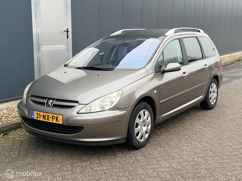 Peugeot 307 SW 1.6 16V 7ZITPLAATSEN/NAP/NWEKOPPELING, Gebruikt, 4 cilinders, Origineel Nederlands, Handgeschakeld