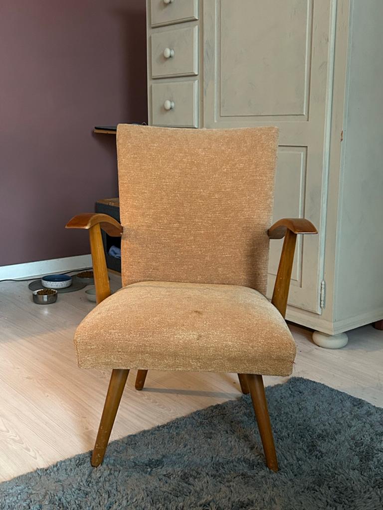 Jaren 60 rookstoel, Ophalen, Gebruikt, Minder dan 50 cm
