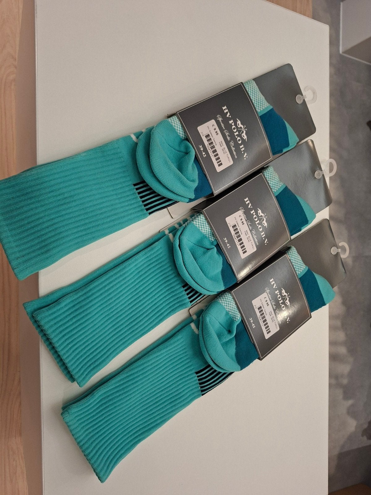 Partij HV Polo Sokken Sascha Blue Turquoise 39-42, Dressuur, Overige typen, Hv polo, Nieuw