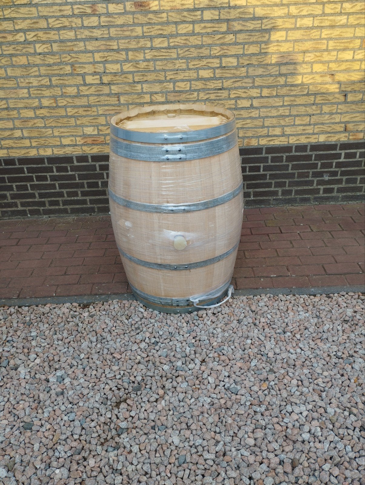 Blank eiken wijnvaten voor decoratie, 150 liter of meer, Ophalen, Hout