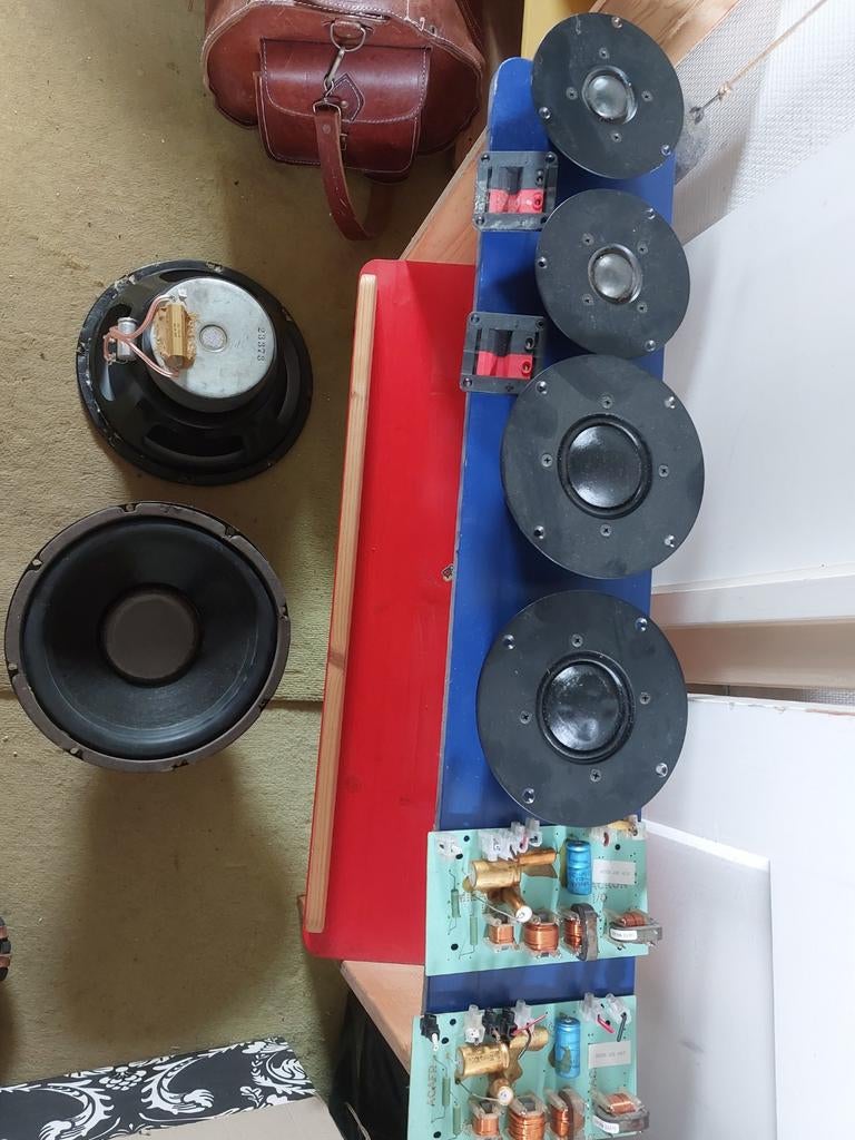 Vintage speakers voor DHZ 3-weg boxen (Dynaudio, Visaton), Audio, Tv en Foto, Luidsprekers, Gebruikt, Overige typen, Minder dan 60 watt