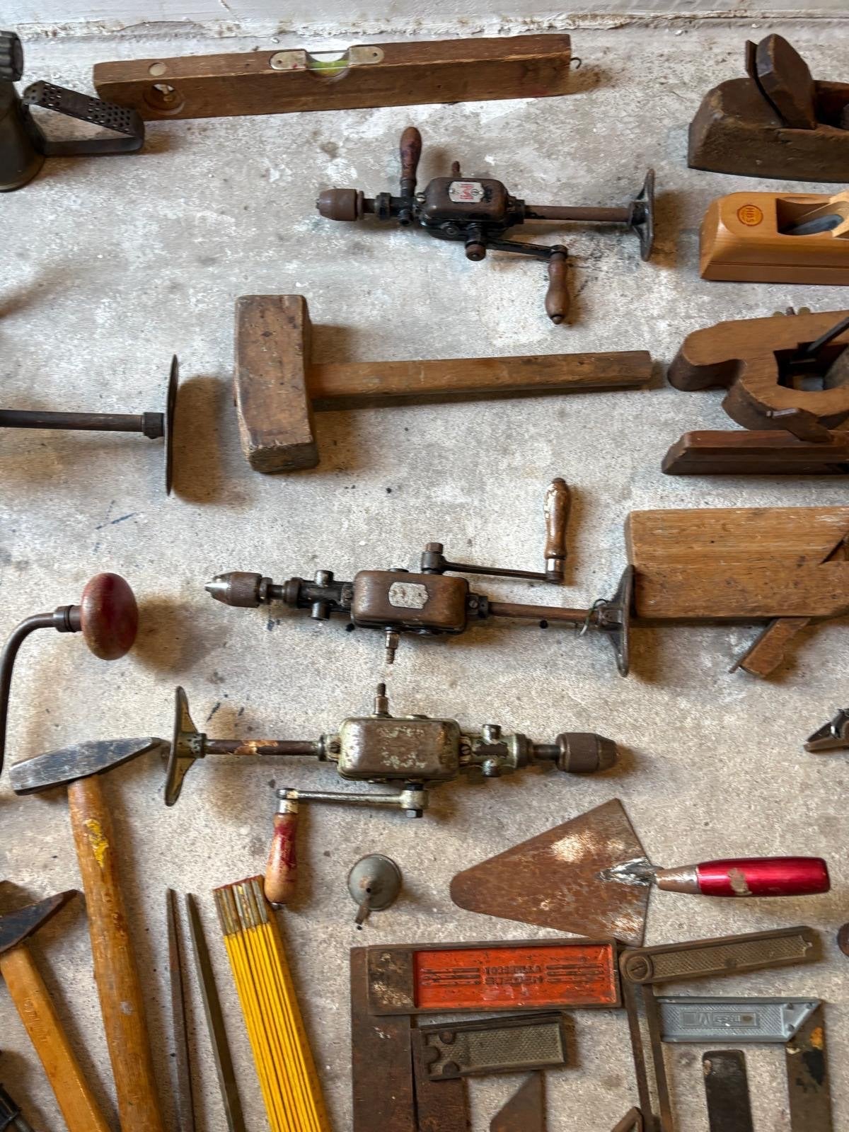 Vintage Gereedschap Collectie - Boren, Hamers, Schaven, Ophalen of Verzenden