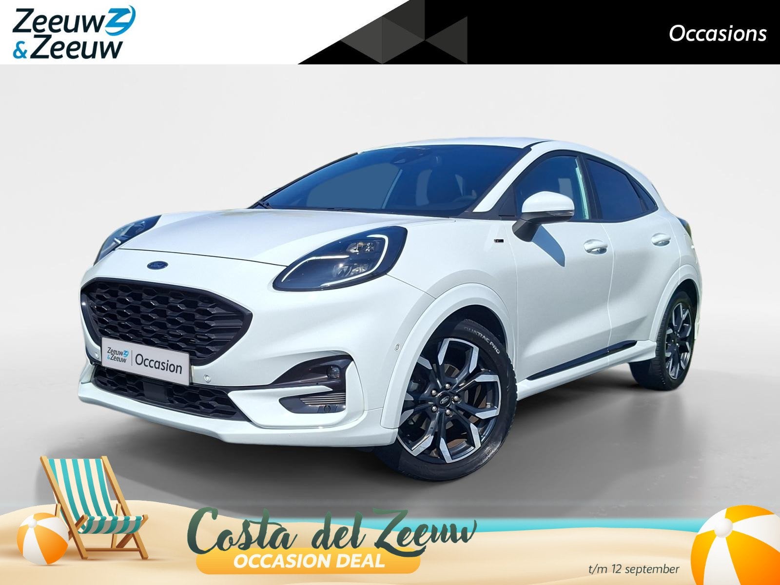 Ford Puma 1.0 EcoBoost Hybrid ST-Line X First Edition | Wint, Voorwielaandrijving, 12 maanden, 125 pk, Leder en Stof