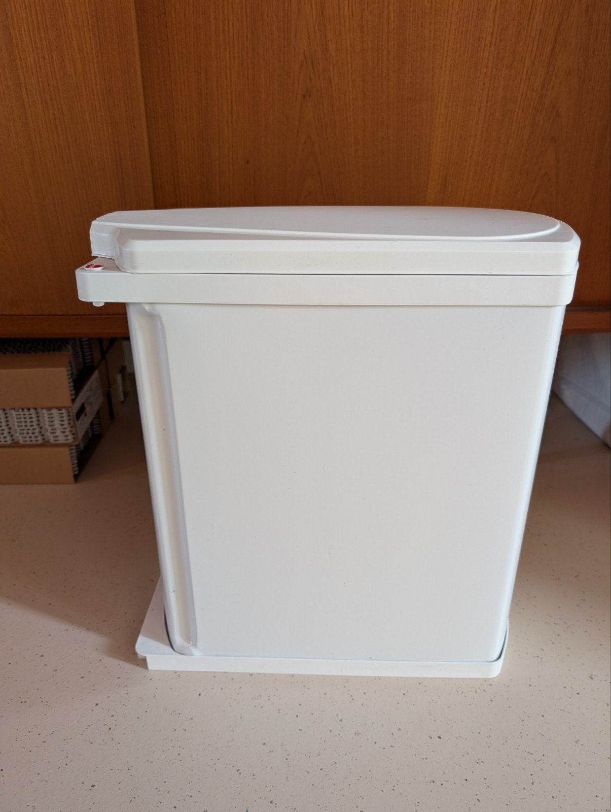 Inbouw afvalemmer Hailo Uno automatic 18 liter, Huis en Inrichting, Woonaccessoires | Prullenbakken, 10 tot 20 liter, Ophalen of Verzenden