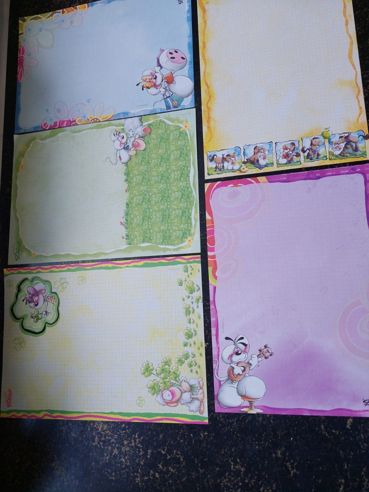 Losse diddl a4 blaadjes, Verzamelen, Diddl, Ophalen of Verzenden, Zo goed als nieuw, Papier, Kaart of Schrift