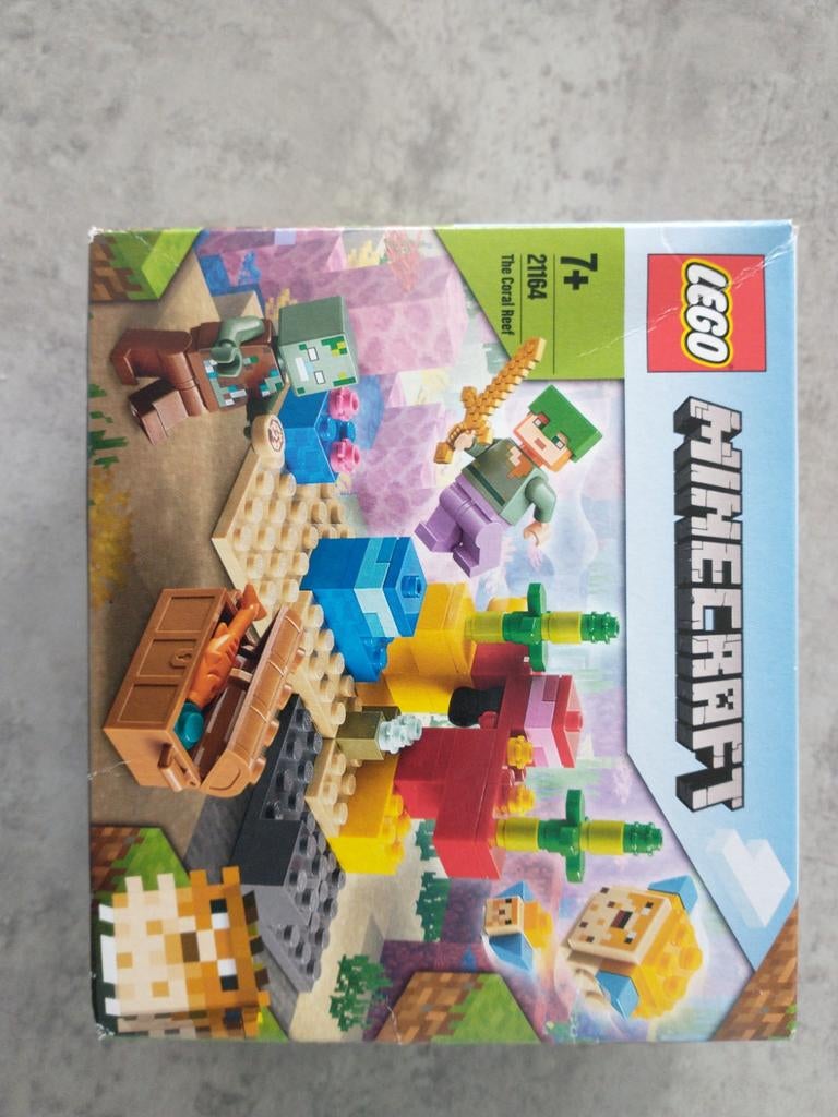 Lego Minecraft 21164 Het Koraalrif - Nieuw en Ongeopend, Minecraft, Lego, Nieuw, Ophalen of Verzenden