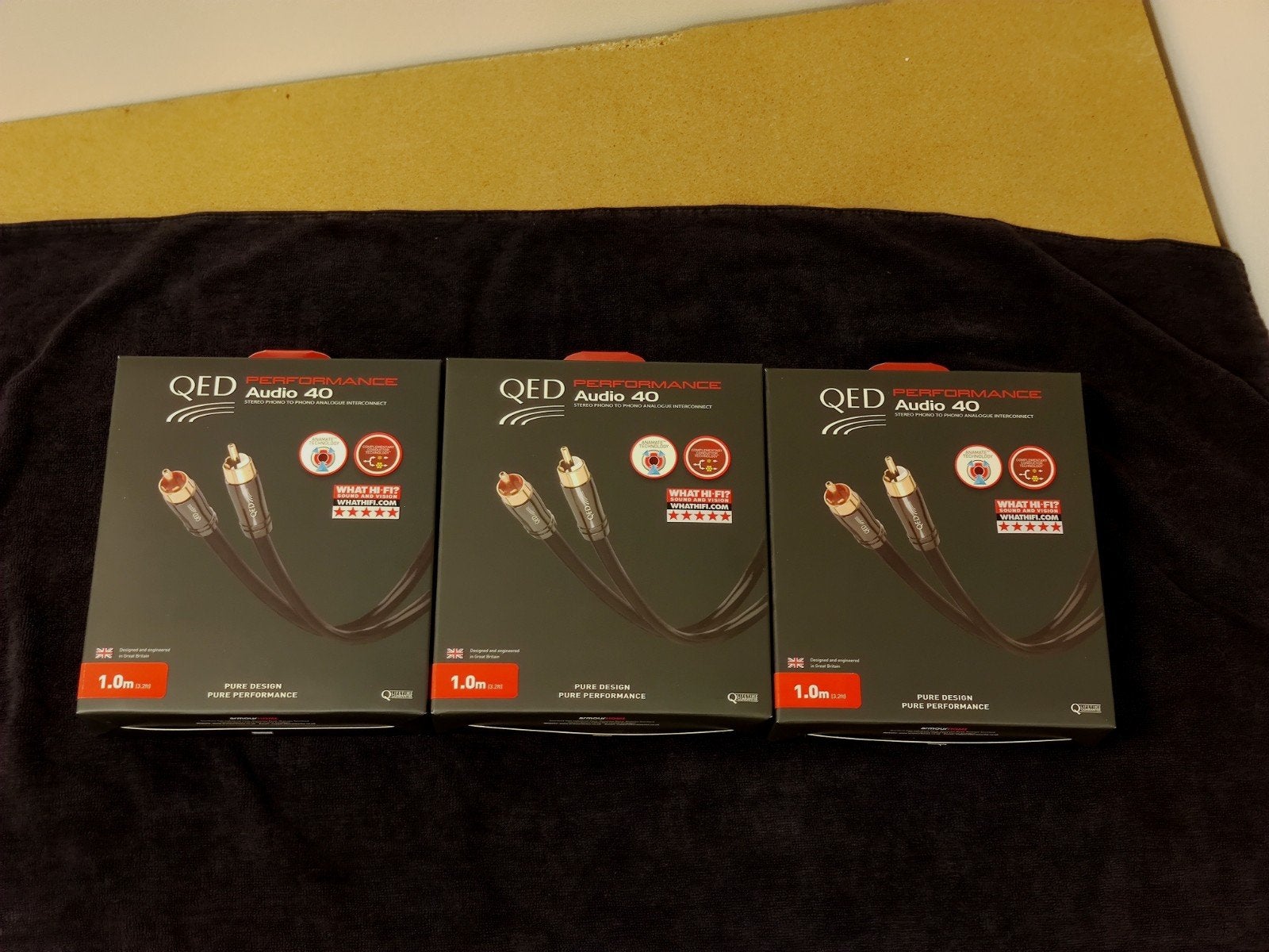 QED Performance Audio 40 RCA Cable 1m, Ophalen, Nieuw, Minder dan 2 meter, Interlink-kabel