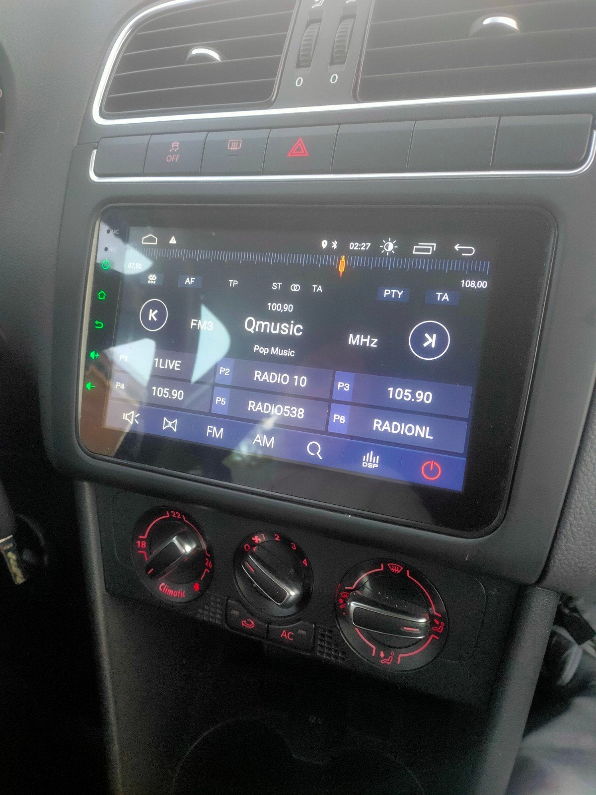 autoradio touchsceen komt uit volkswagen polo, Ophalen of Verzenden