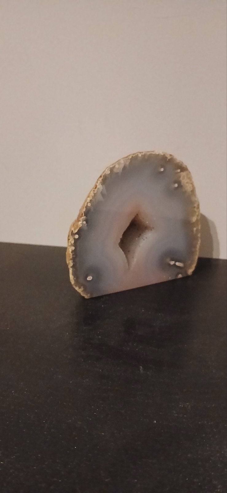 Prachtige Agaat Geode - Natuurlijke Kristal Decoratie, Ophalen, Zo goed als nieuw
