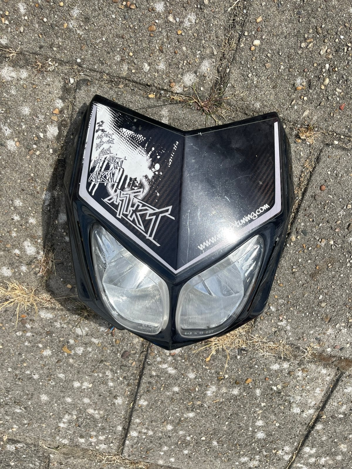 Koplamp unit met kap aprillia sx 50 / derbi senda, Ophalen of Verzenden, Zo goed als nieuw, Koplamp