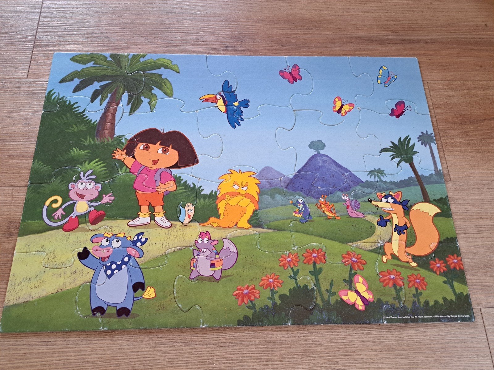 Dora Vloerpuzzel - Compleet, Kinderen en Baby's, Ophalen, 10 tot 50 stukjes, Gebruikt, 2 tot 4 jaar