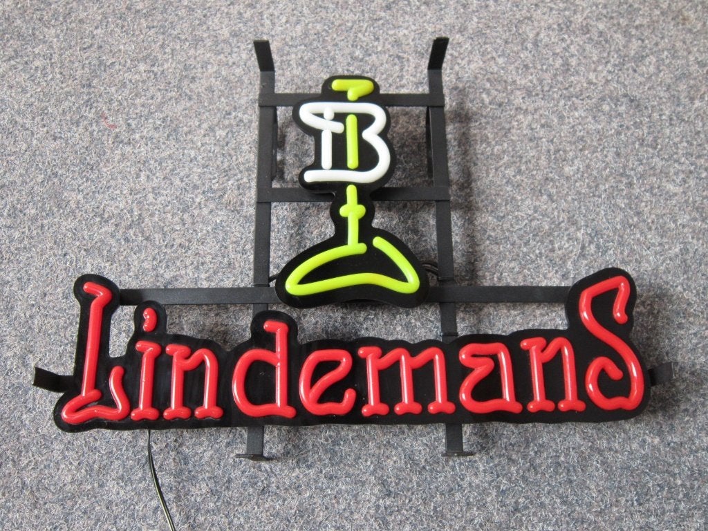 LINDEMANS BIER LED LICHTRECLAME, Verzamelen, Ophalen, Nieuw, Overige typen, Overige merken