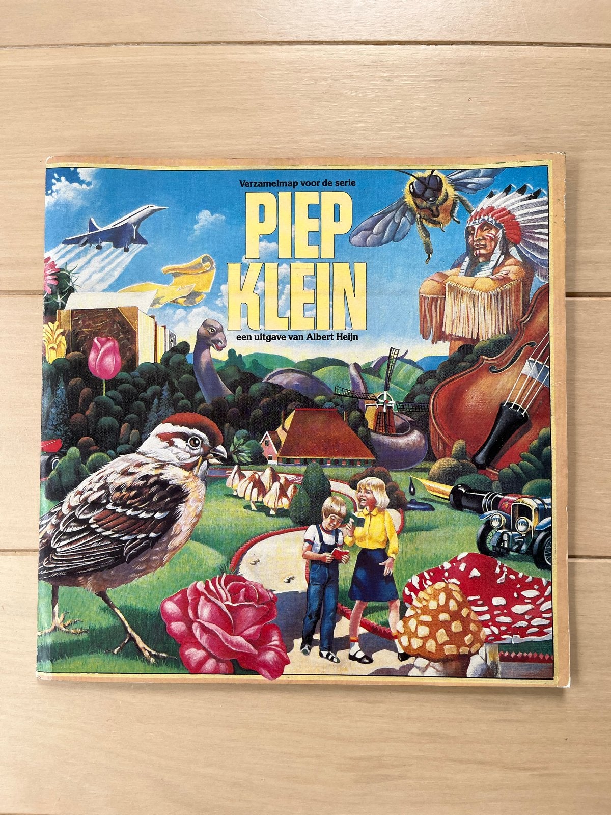 Vintage Albert Heijn Piep Klein verzamelmap, Verzamelen, Overige Verzamelen, Gebruikt, Ophalen of Verzenden