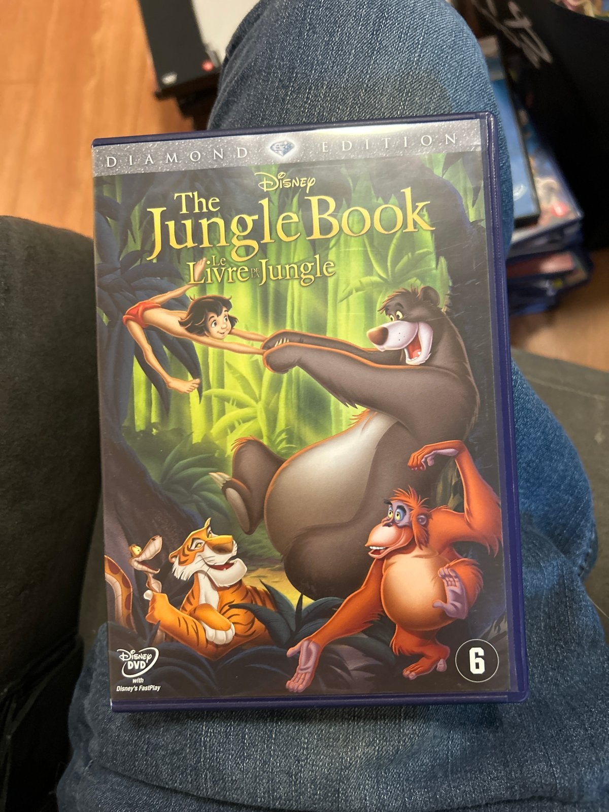 Disney's The Jungle Book Diamond Edition DVD, Animatie, Amerikaans, Nederlands, Zo goed als nieuw