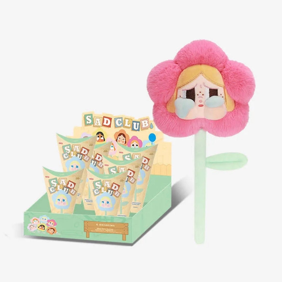 POPMART CRY BABY SAD CLUB PLUSH FLOWER, Ophalen of Verzenden, Nieuw