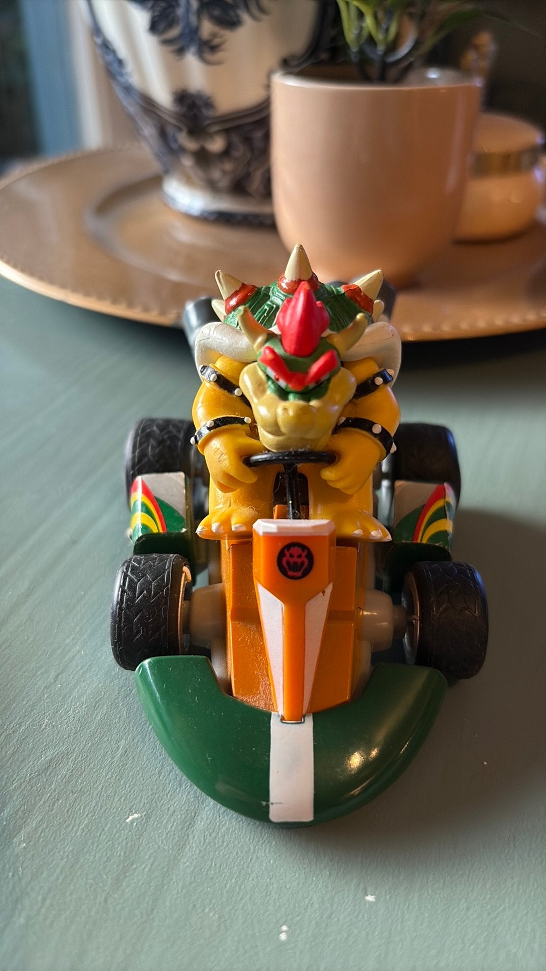Bowser Mario Kart Pull back racer, Ophalen of Verzenden, Gebruikt