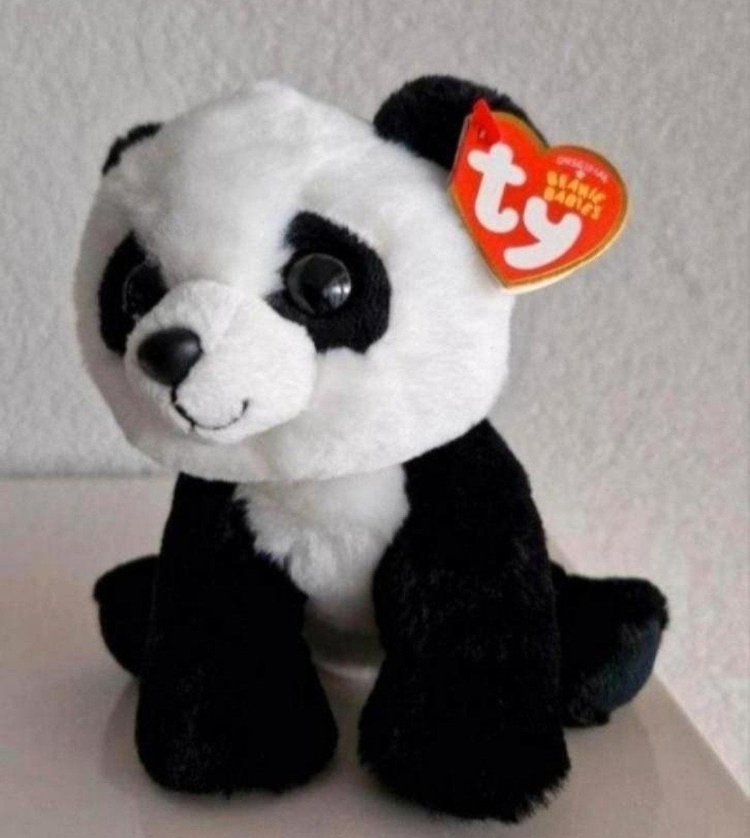 TY Beanie Babies Pandabeer, Kinderen en Baby's, Speelgoed | Knuffels en Pluche, Ophalen of Verzenden, Zo goed als nieuw, Overige typen