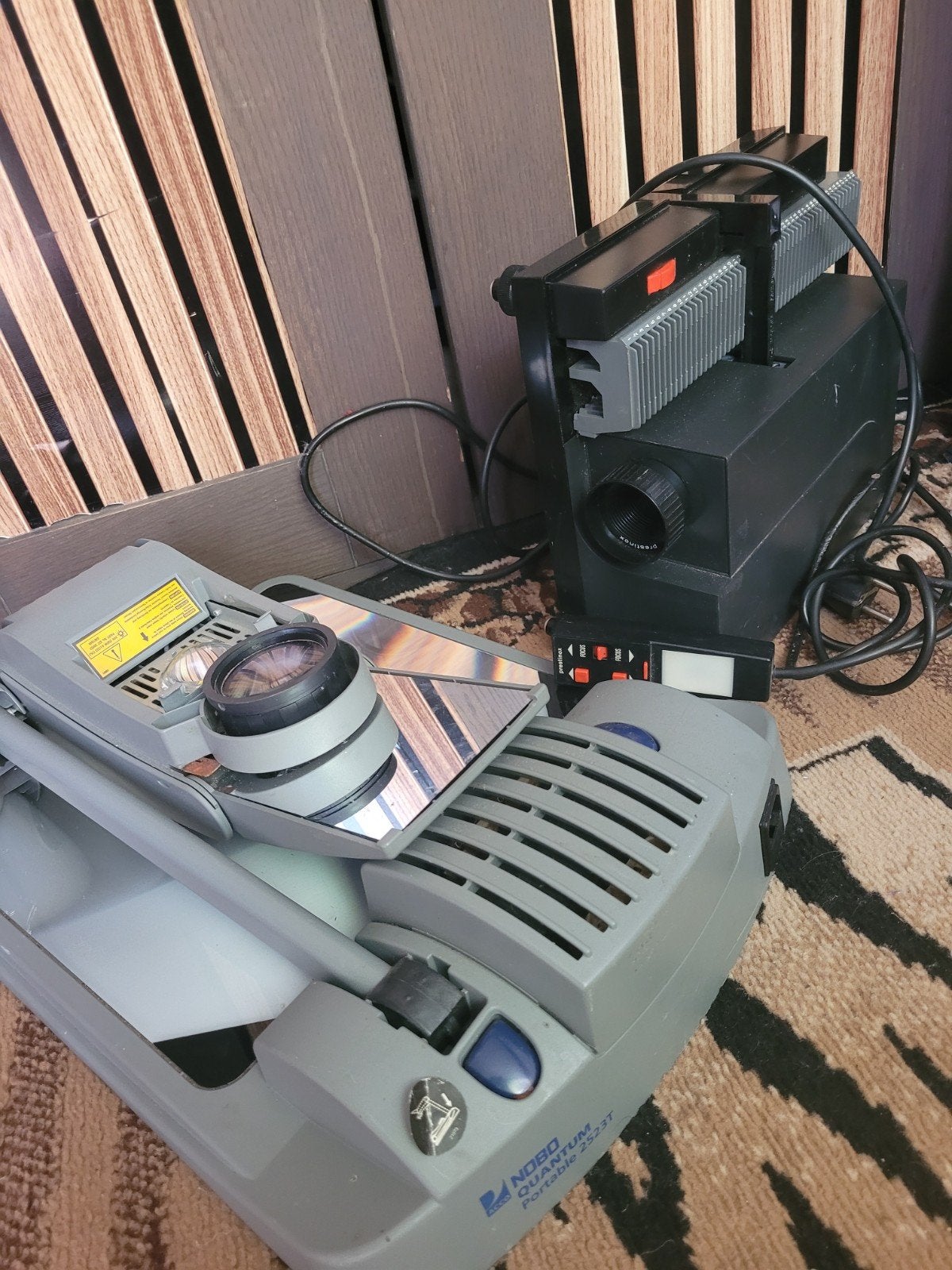 Overheadprojector Nobo Quantum 2523ST en diaprojector, Ophalen of Verzenden