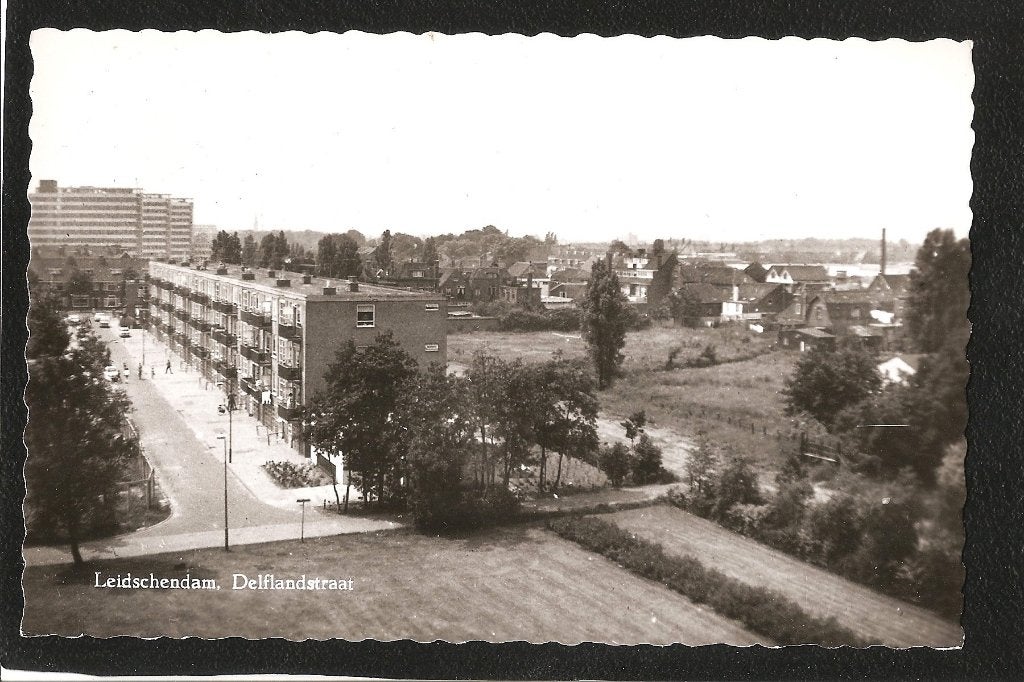Leidschendam, Delflandstraat, Ophalen of Verzenden, 1960 tot 1980, Ongelopen, Zuid-Holland