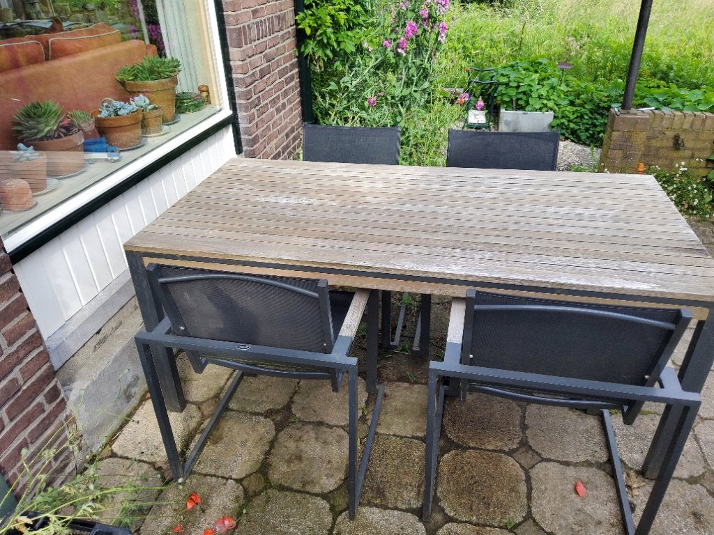 Tuinset, Ophalen, Gebruikt, 4 zitplaatsen