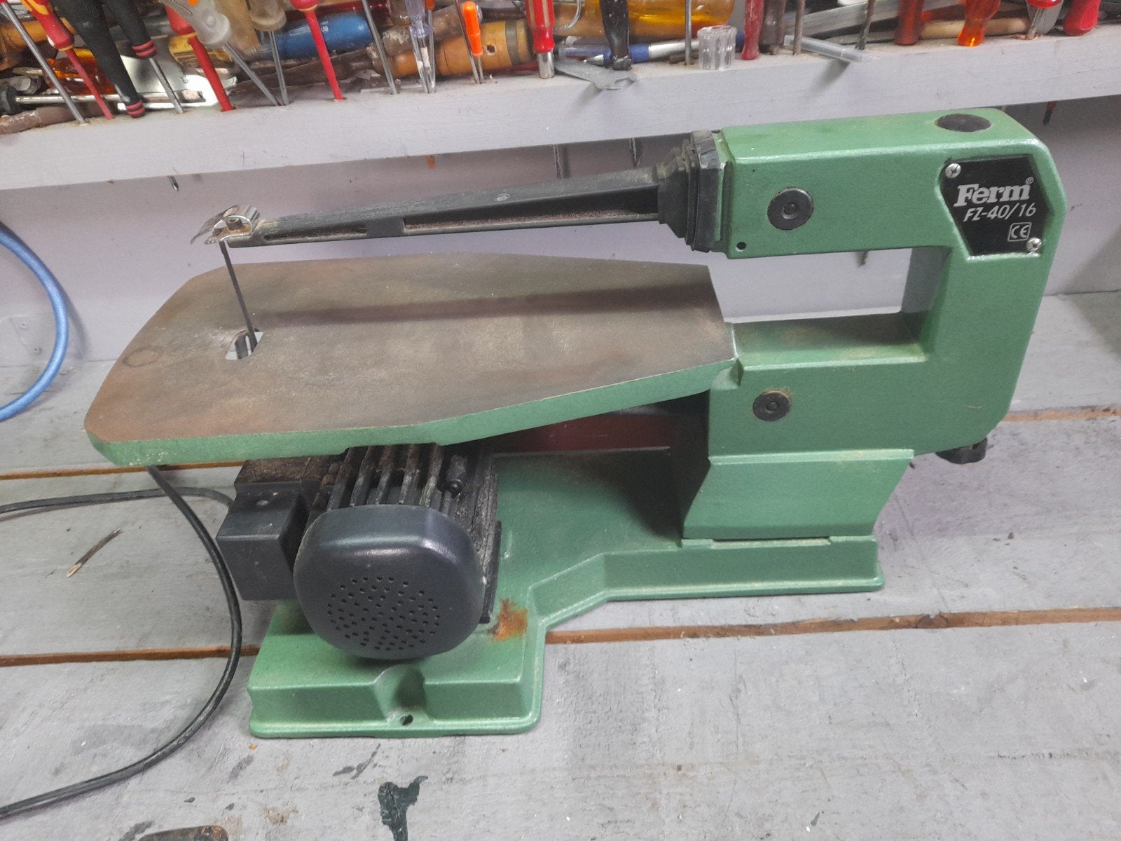 Ferm FZ-40/16 Figuurzaagmachine, Ophalen, Gebruikt, Ferm, Figuurzaag