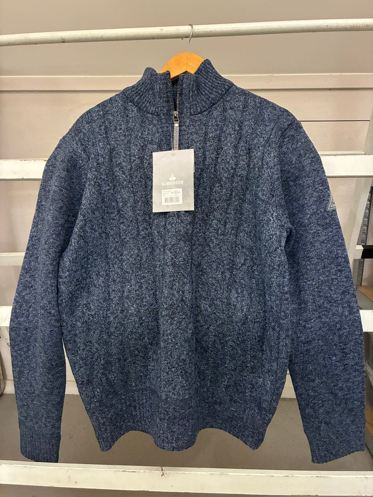 Nieuwe schipperstrui Bjornson navy melange, diverse maten, Ophalen of Verzenden, Nieuw, Dames, Bjornson