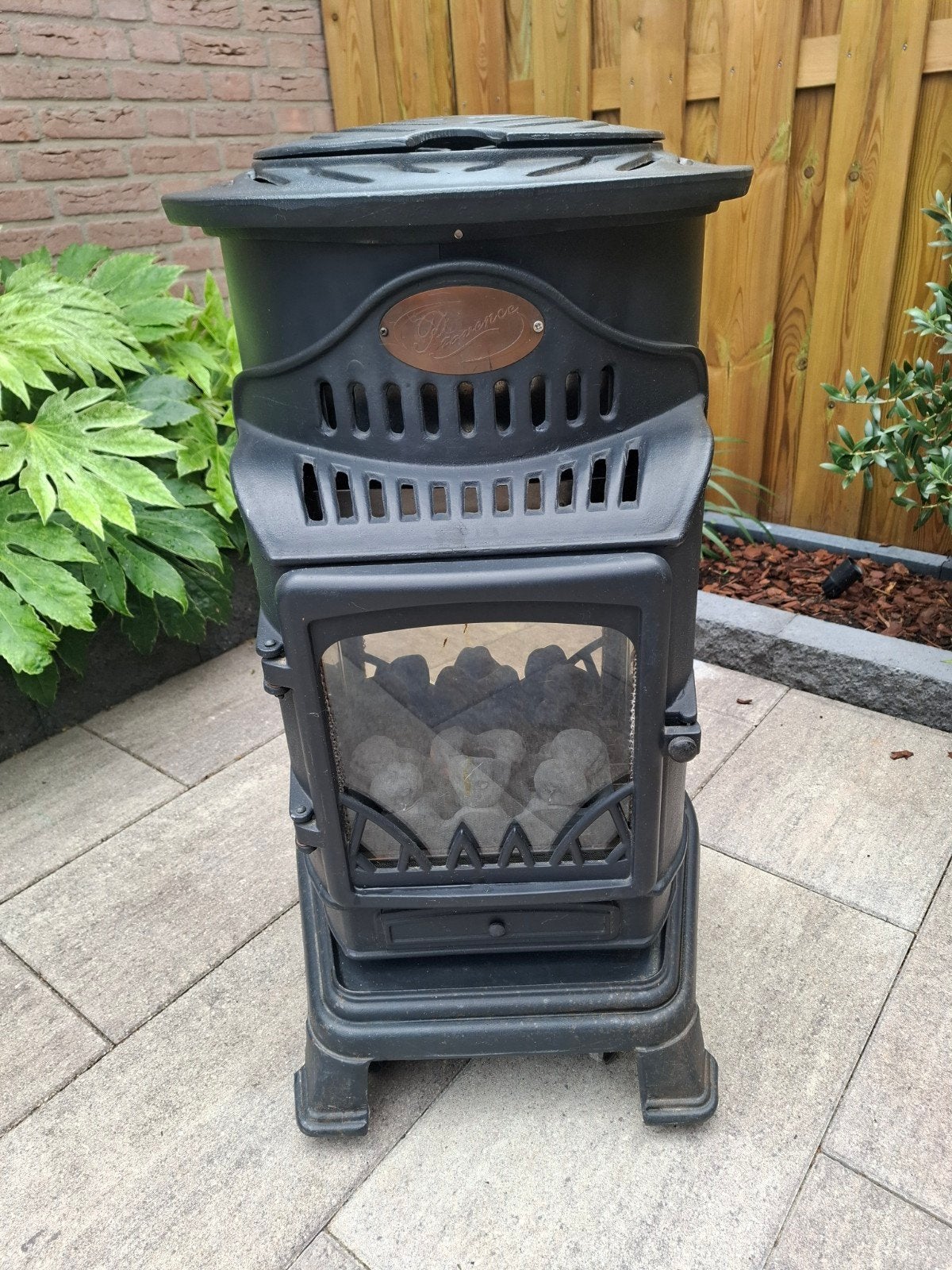 terras gaskachel, Tuin en Terras, Tuinhaarden, Ophalen, Gebruikt