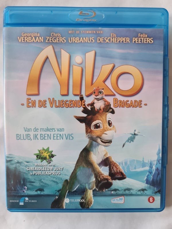 NIKO EN DE VLIEGENDE BRIGADE (BLURAY), Carduelis & Media, Verzenden, Syran@live.nl, Tekenfilms en Animatie
