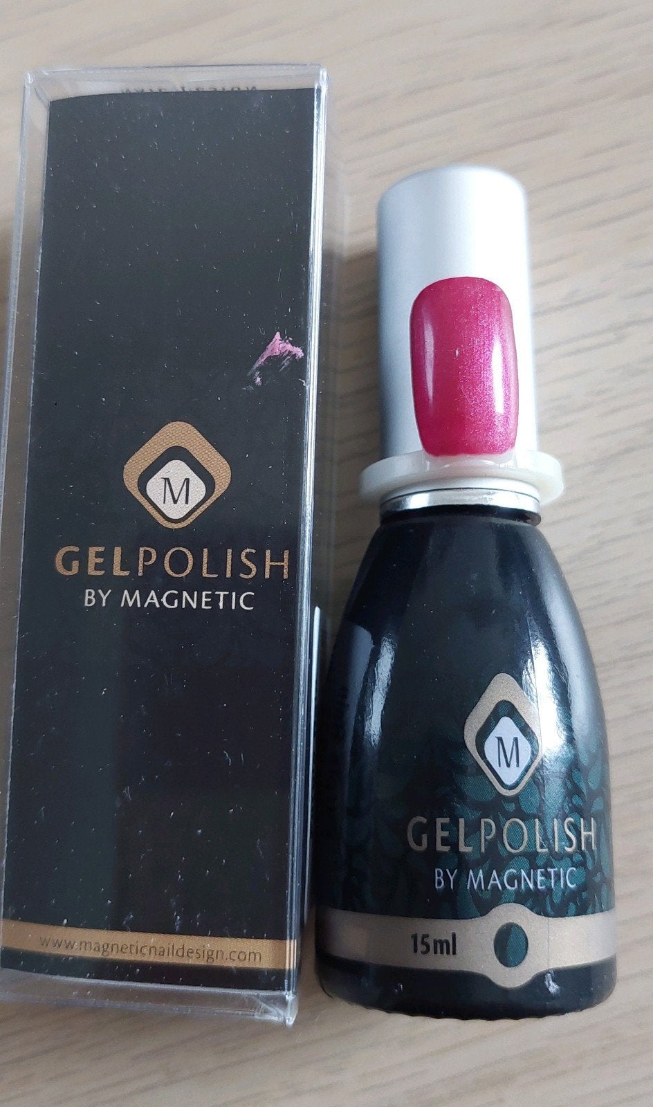 Magnetic gelpolish Purple rain 103339, Paars, Ophalen of Verzenden, Zo goed als nieuw, Handen en Nagels