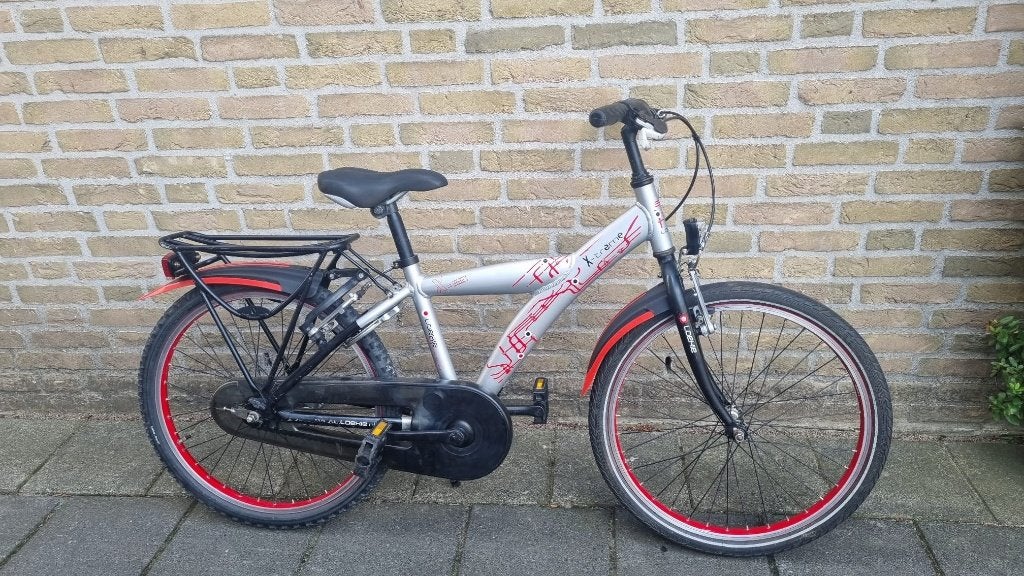 Jongensfiets LOEKIE Terugtraprem 22 inch, Ophalen, Terugtraprem, 22 inch, Gebruikt