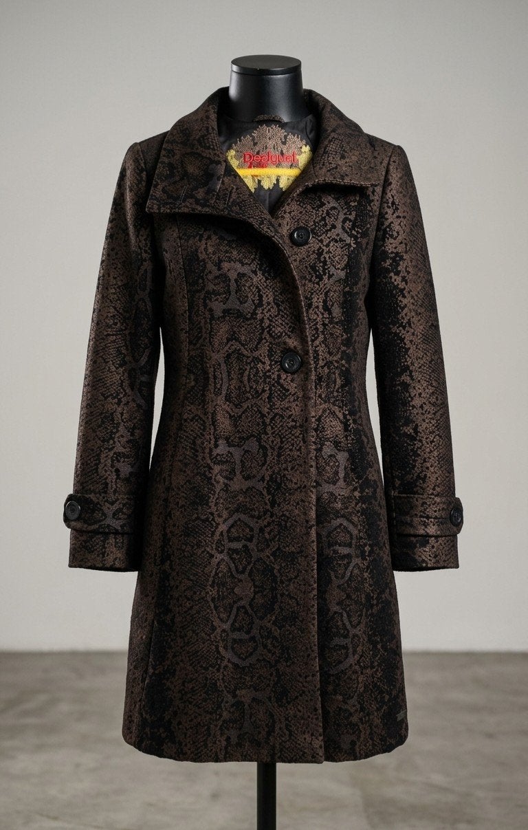 Prachtige Desigual Jas / Tussenjas met Slangenprint ., Kleding | Dames, Overige kleuren, Zo goed als nieuw, Desigual, Ophalen