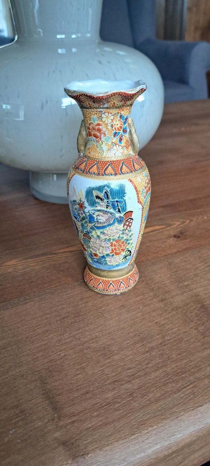 Japans Satsuma-stijl vaasje (Suwa Sozan), Ophalen of Verzenden