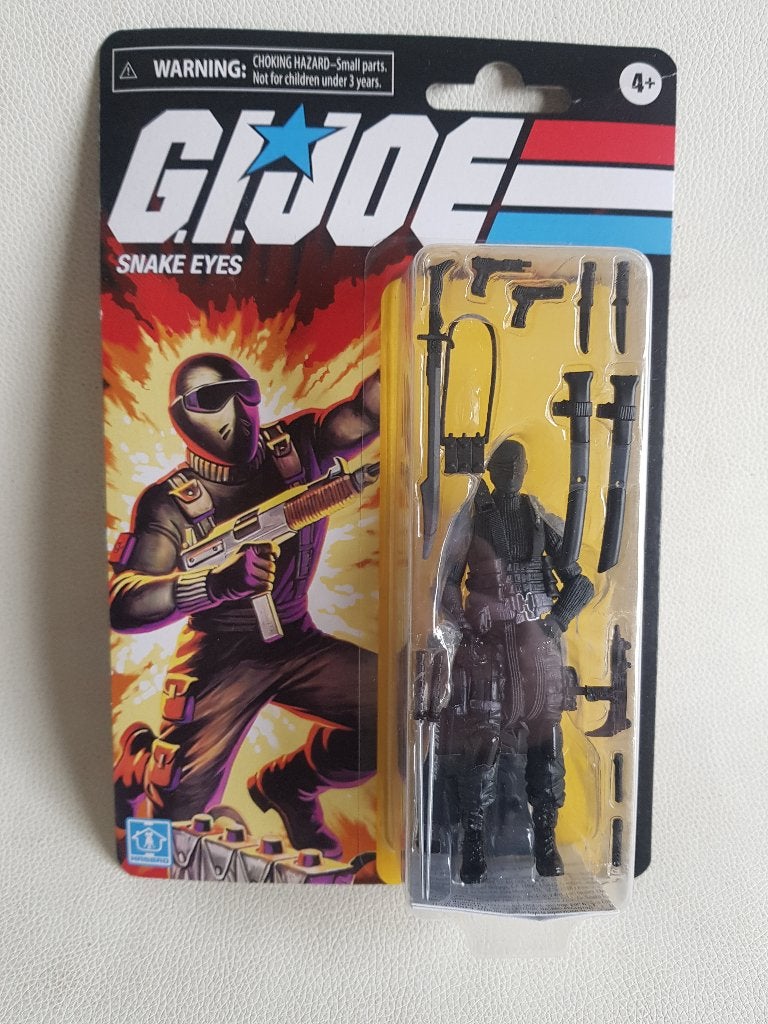 GI JOE Snake Eyes G.I Joe Retro Collection Walmart Exclusive, Verzamelen, Poppetjes en Figuurtjes, Ophalen of Verzenden, Nieuw