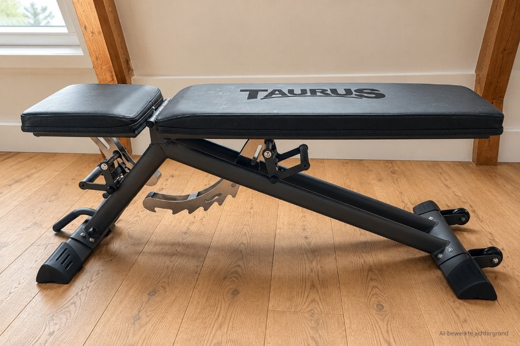 Taurus B900 verstelbare halterbank / fitnessbank, Ophalen, Gebruikt, Armen, Fitnessbank