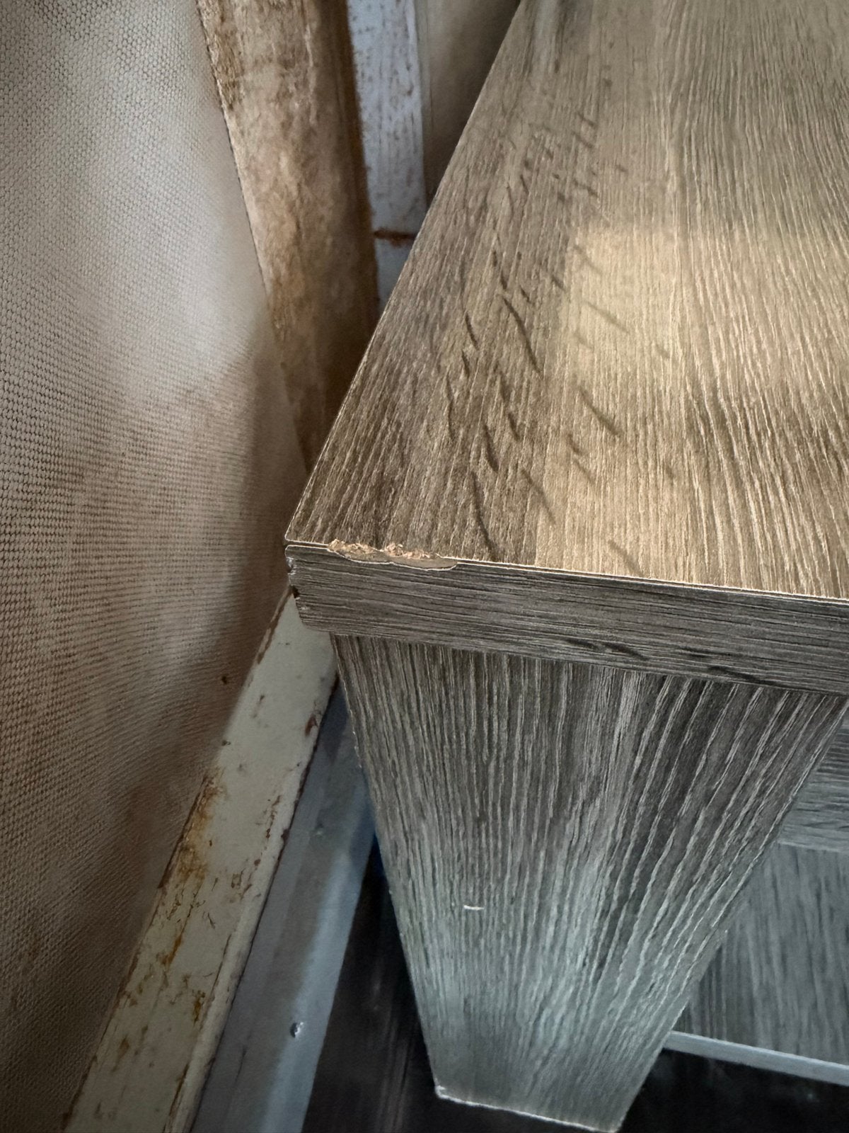 Salontafel met opbergplank, Ophalen of Verzenden, Gebruikt, Rechthoekig, Overige houtsoorten