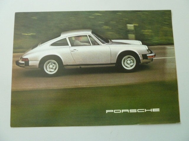 1975 Porsche 911 Brochure USA, Verzenden, Zo goed als nieuw, Porsche