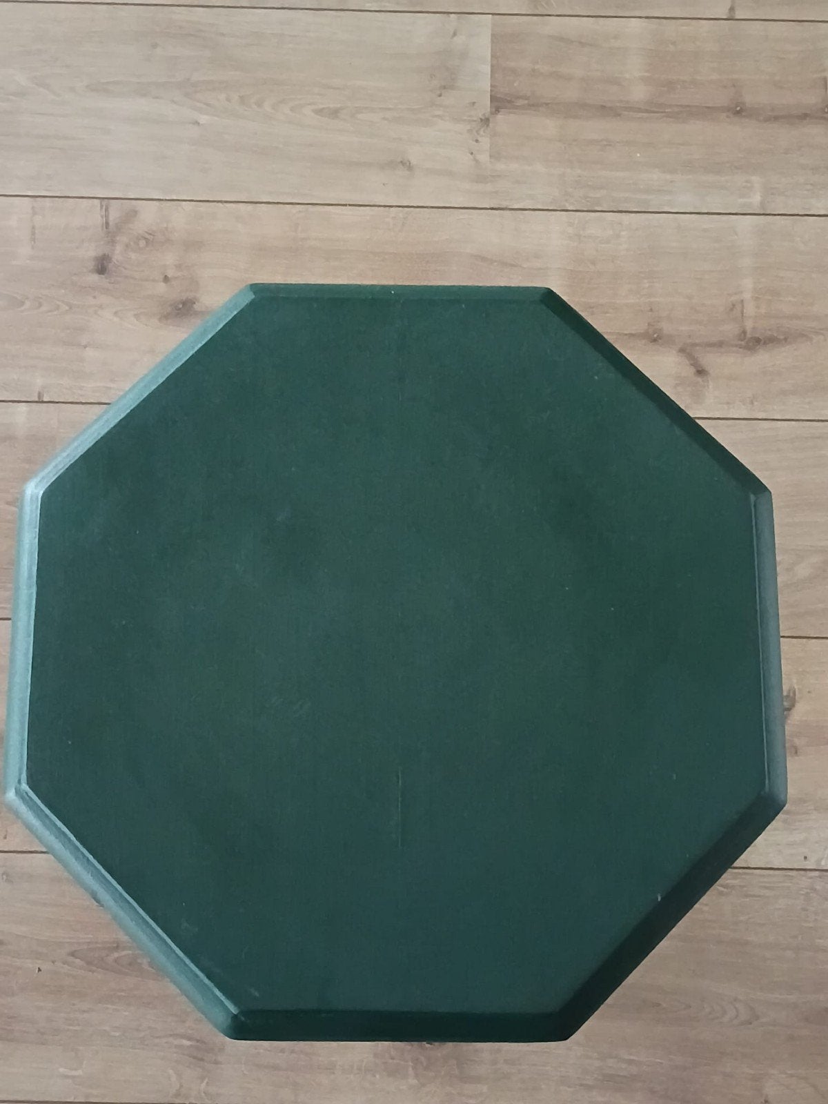 Massief houten Engels wijntafeltje/drum table, Ophalen, 25 tot 50 cm, Rechthoekig
