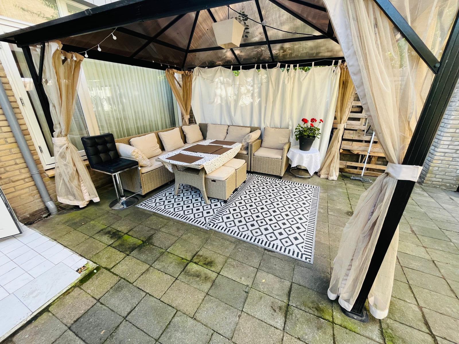 Tuin meubulair plus overkapping, Ophalen of Verzenden, Zo goed als nieuw