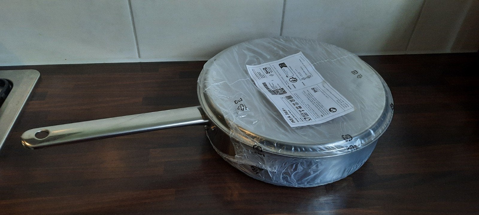 Nieuwe IKEA 365+ Hapjespan met deksel - 24cm, Overige materialen, Overige typen, Nieuw, Ophalen of Verzenden