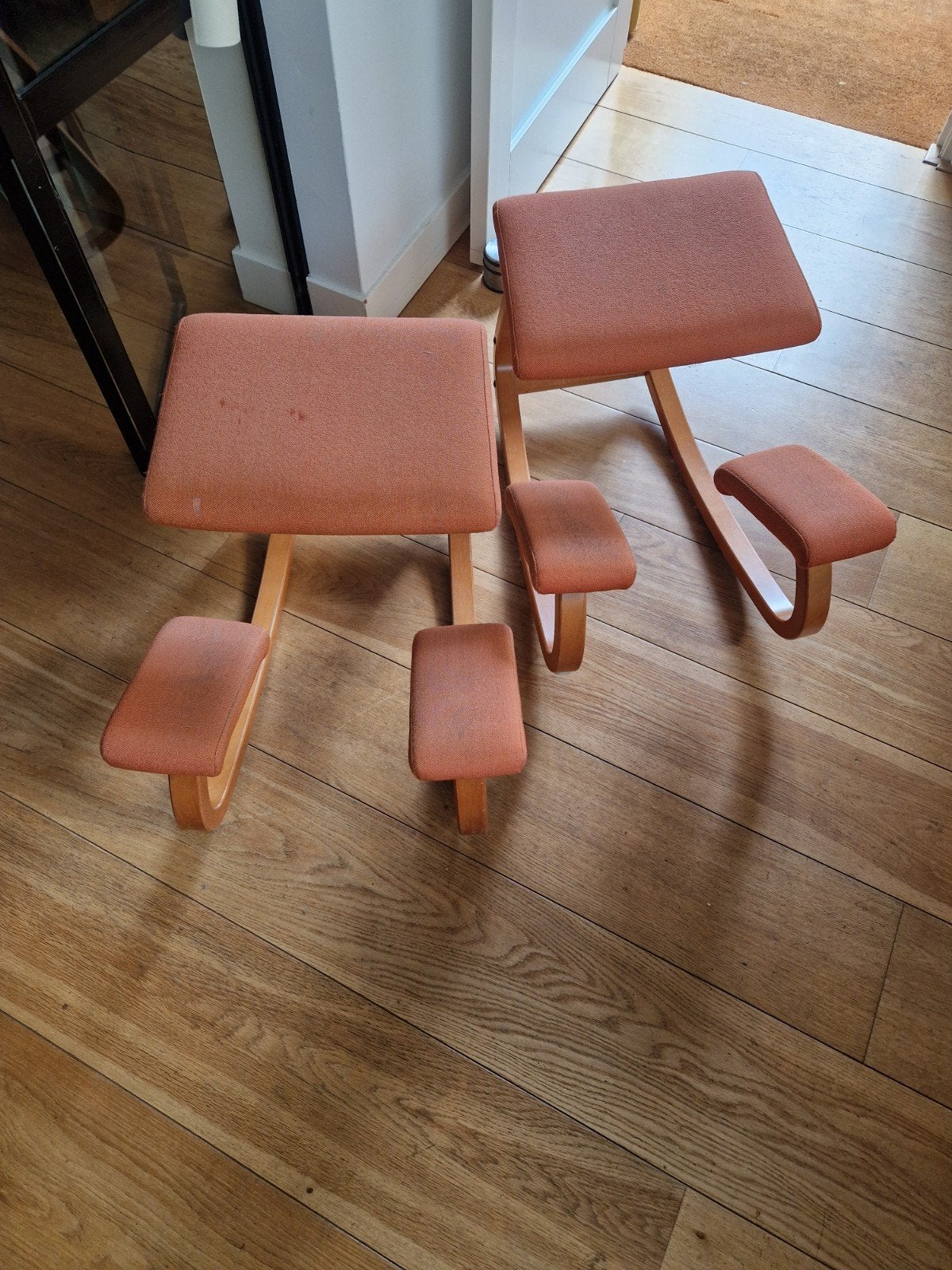 Stokke Variable Balans kniestoel 2 stuks, Ophalen, Gebruikt, Twee, Overige kleuren