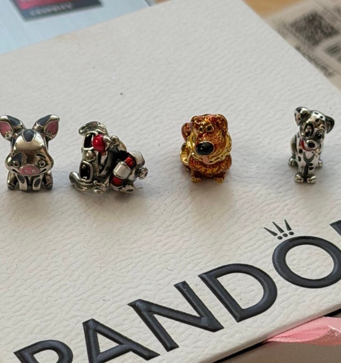 Diverse Pandora bedels, Sieraden, Tassen en Uiterlijk, Bedels, Gebruikt, Verzenden, Pandora, 4 bedels of meer