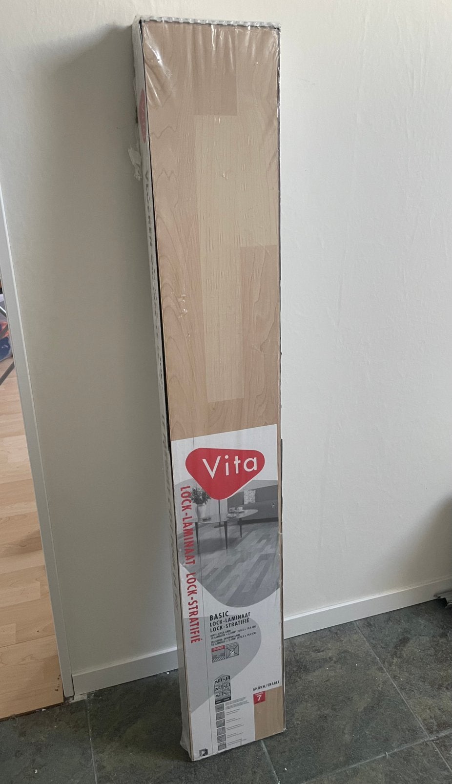 Vita Basic Lock-laminaat – nieuw in verpakking – €5, Ophalen, 50 tot 150 cm, Nieuw, 10 m² of meer