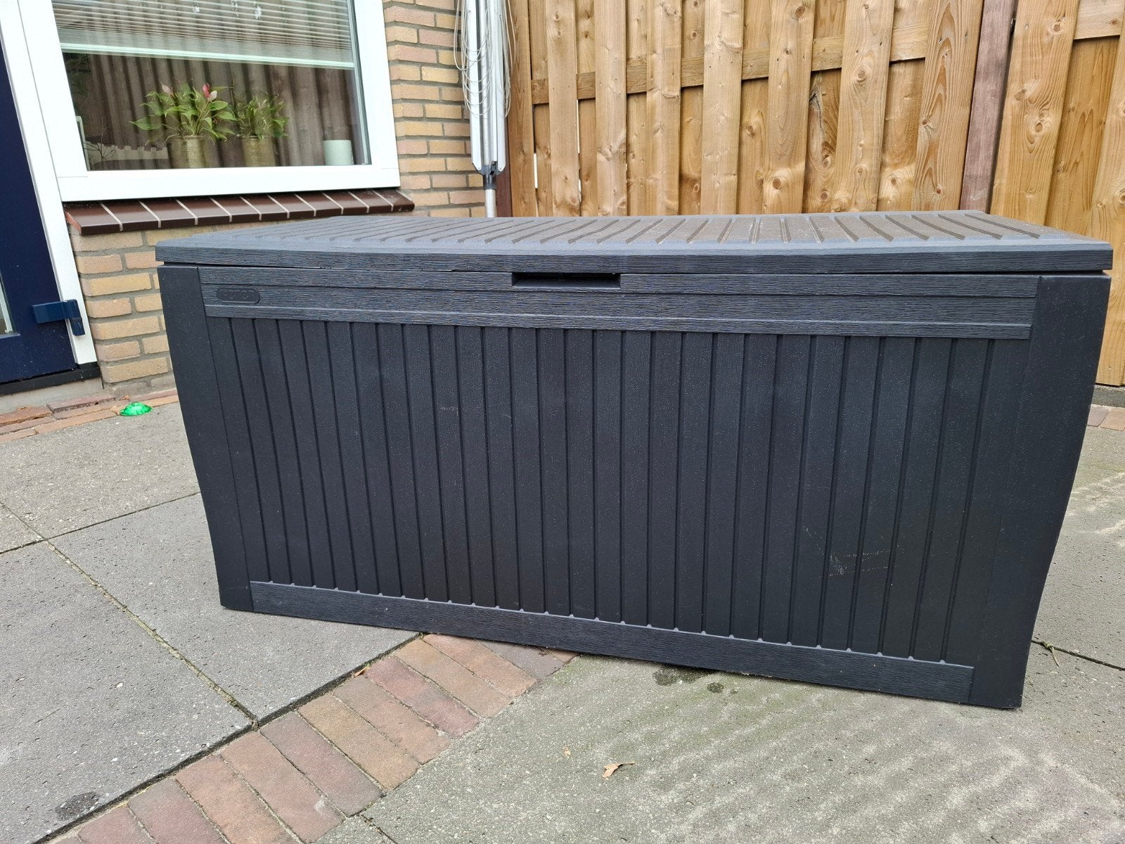2x Keter Opbergbox Tuin 270L - Z.G.A.N. (ook per stuk), Ophalen, Zo goed als nieuw, Kunststof, Overige typen