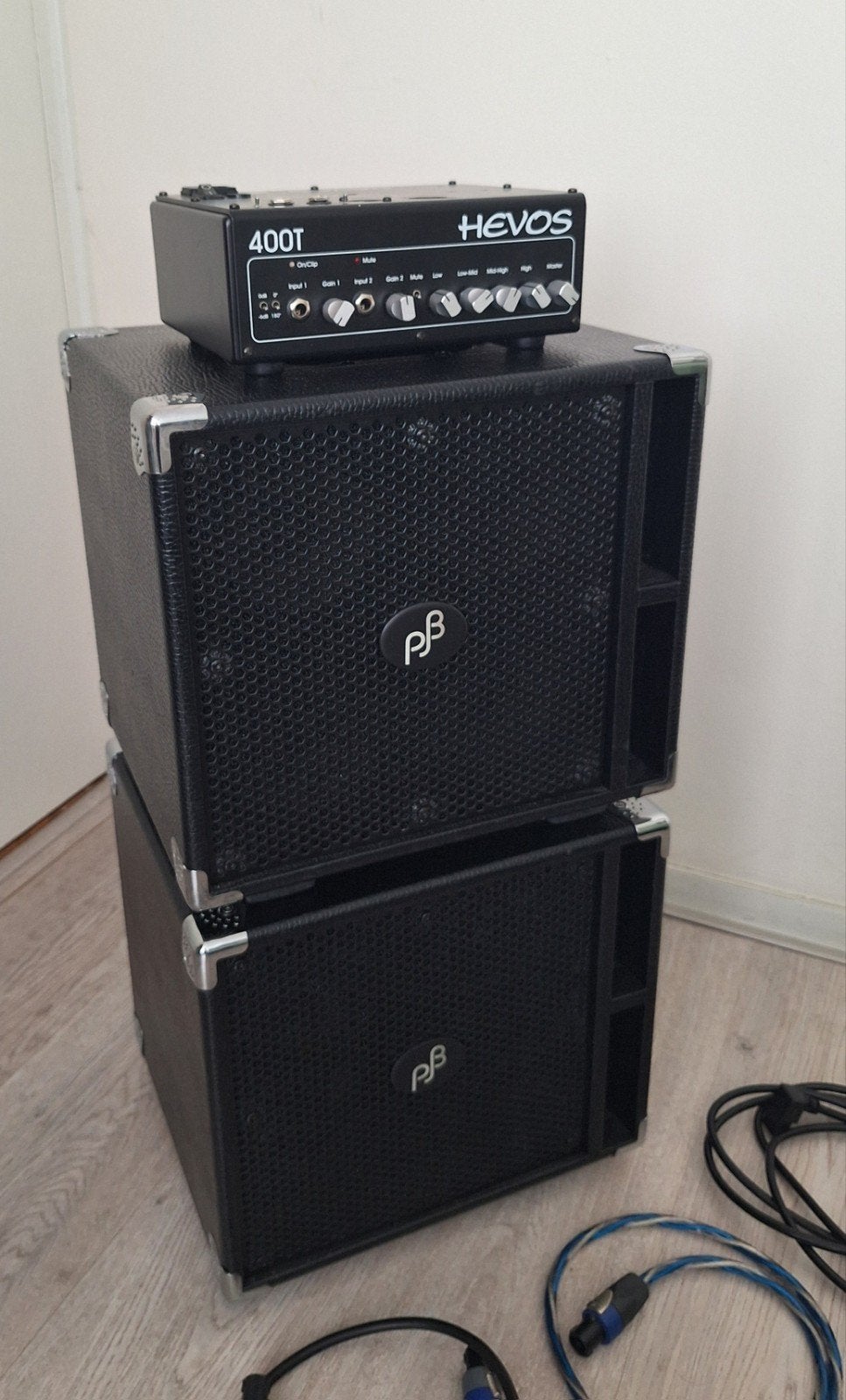 Hevos Phil Jones Bass powerset, Ophalen, Zo goed als nieuw, 100 watt of meer