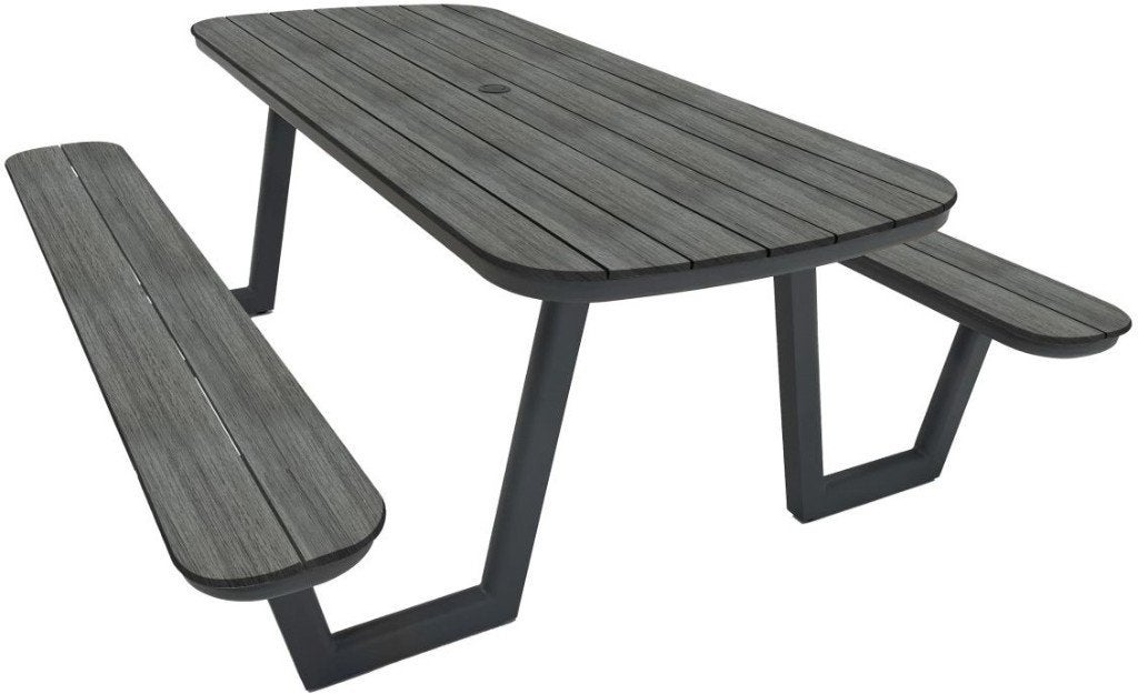Picknick tafel Luna, Tuin en Terras, Picknicktafels, Ophalen, Nieuw, Rechthoekig, Aluminium